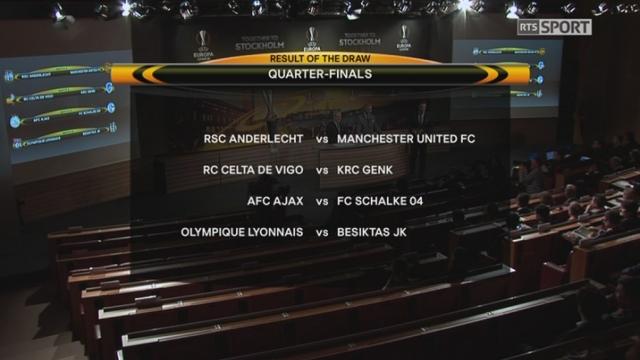 Le tableau des 1-4 de Ligue Europa