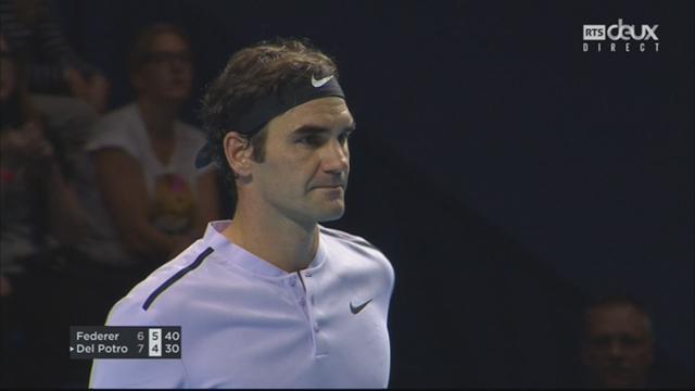 Bâle, finale : R. Federer (SUI) - Del Potro (ARG) (6-7, 6-4)