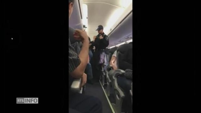 Evacuation brutale d'un passager d'un vol United Airlines en surbooking