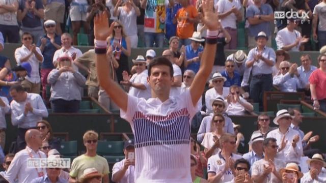 Roland-Garros, 1er tour: Granollers (ESP) – Djokovic (SRB) 3-6 4-6 2-6, victoire en 3 sets pour Djokovic