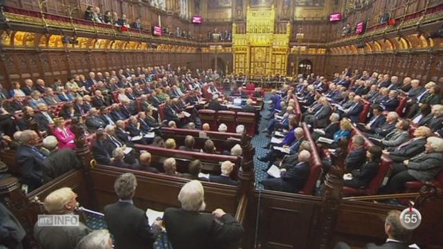 Royaume-Uni: la Chambre des lords met un coup de frein au Brexit