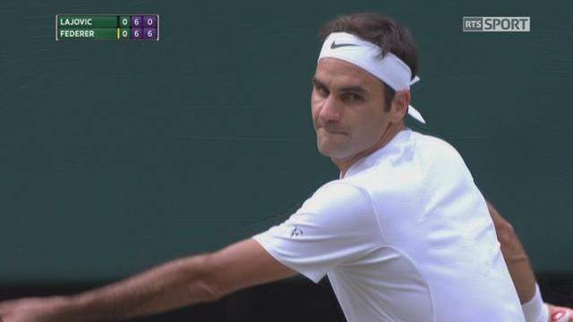 Wimbledon, 2e tour: Lajovic (SRB) – Federer (SUI) 6-7