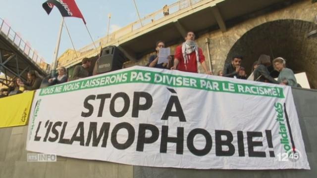 VD: une manifestation dénonce l'islamophobie à Lausanne