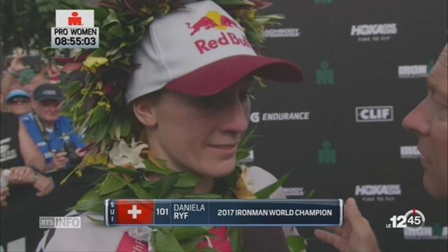 Daniela Ryf remporte l'Ironman d'Hawaï pour la troisième fois de suite