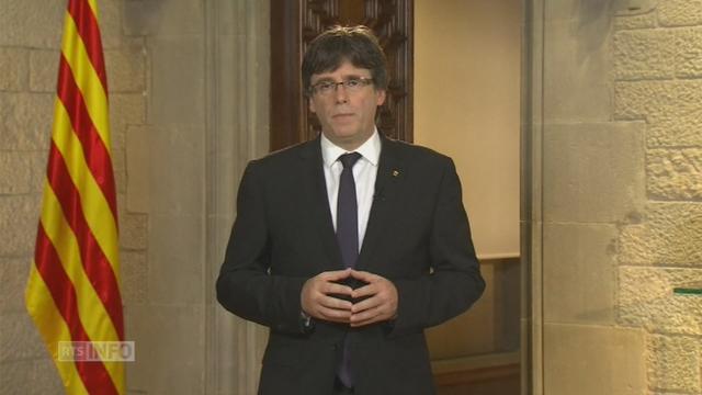 Carles Puigdemont accuse le Roi d'ignorer des millions de Catalan