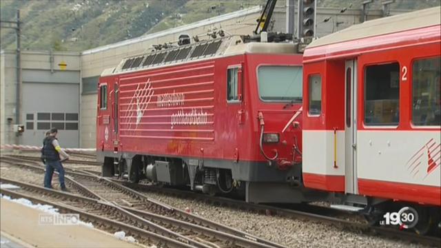 Andermatt, une locomotive mal aiguillée fait 30 blessés