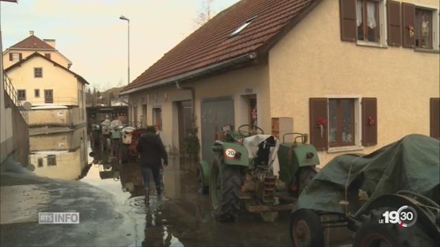 La Brévine: inondations et foyers coupés du monde