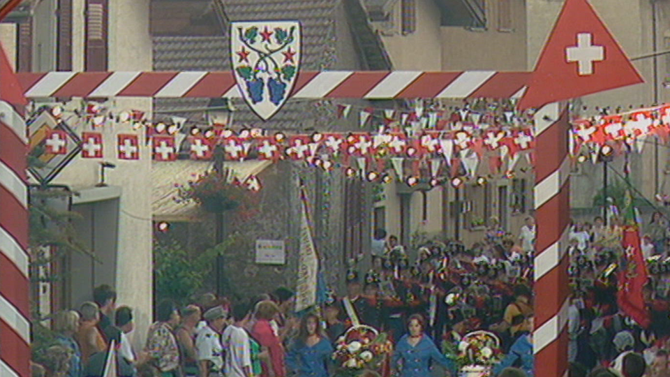 La fête nationale du 1er août à Conthey.