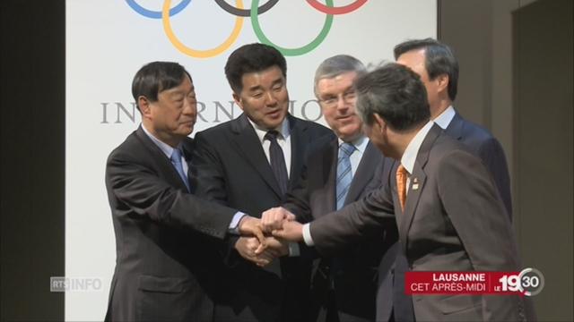 Les deux Corées ensemble aux Jeux Olympiques de Pyeongchang