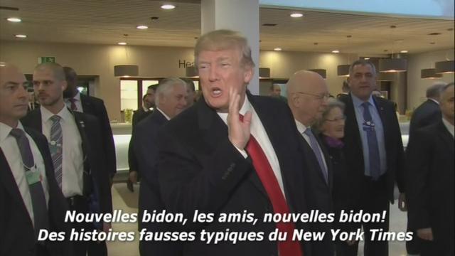 Donald Trump fidèle à son style à Davos