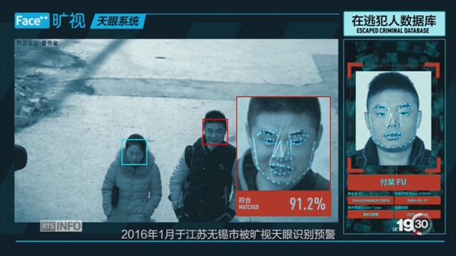 Des millions de systèmes de reconnaissance faciale en Chine