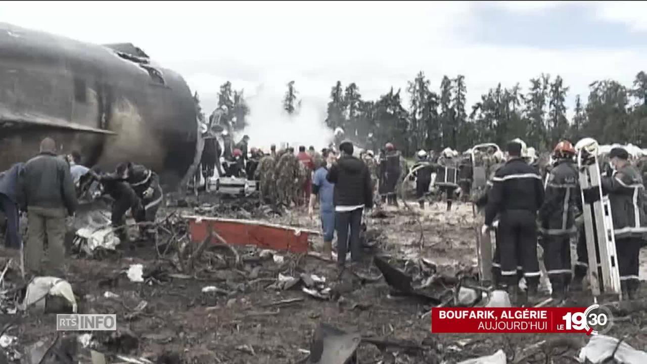 Algérie: le crash d'un avion militaire fait 257 morts