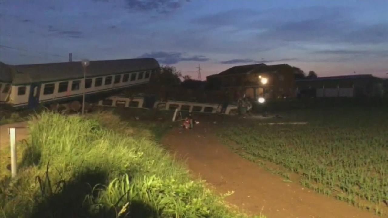 Deux morts dans un accident de train en Italie