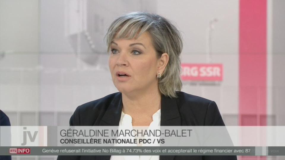 "La population a pris conscience des dangers de No Billag", selon Géraldine Marchant-Balet