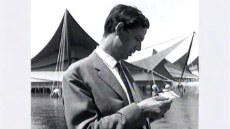 Jacques Piccard évoque sa visite inattendue à l'Expo 64. [RTS]