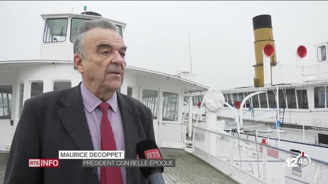 Maurice Decoppet, président de la CGN Belle Époque, confirme la rénovation du bateau "Le Rhône".