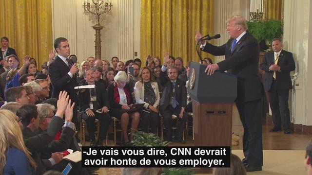 Donald Trump s'en est pris une nouvelle fois violemment à plusieurs journalistes.