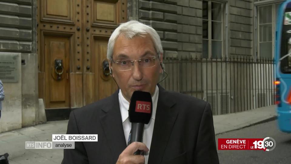 Joël Boissard "Les 7 conseillers d'Etat sont réunis en séance de crise. La commission législative devra faire un rapport."