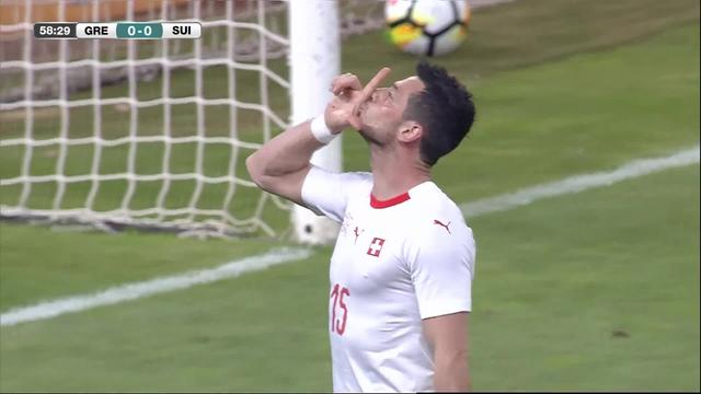 Grèce - Suisse 0-1: Dzemaili marque l'unique but de la rencontre