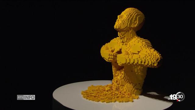 Exposition Lego à Genève: l'artiste Nathan Sawaya crée depuis une vingtaine d'années des sculptures spectaculaires.