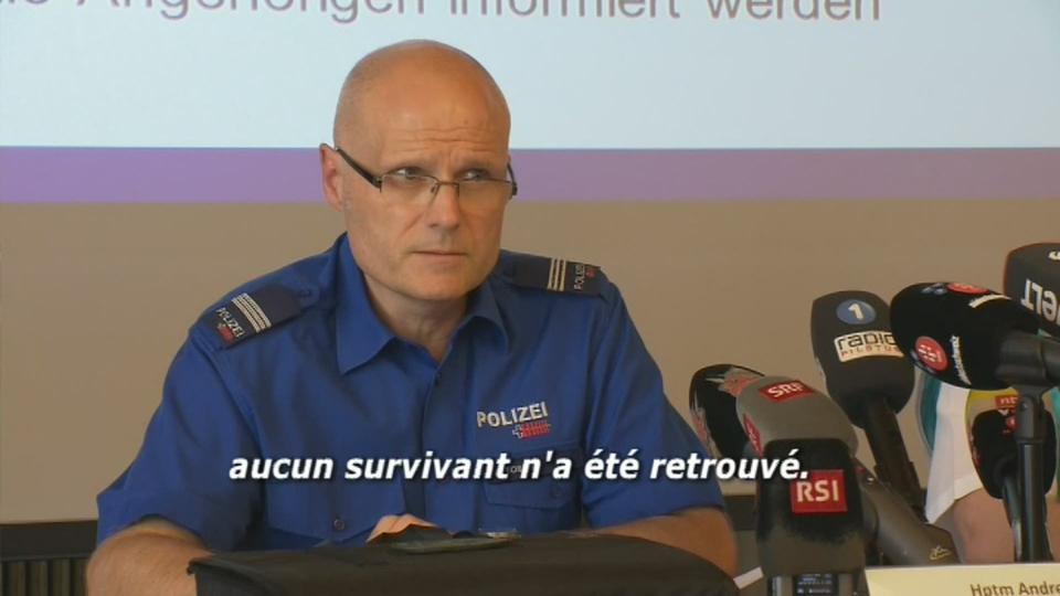 "Aucun survivant n'a été retrouvé" après le crash dans les Grisons