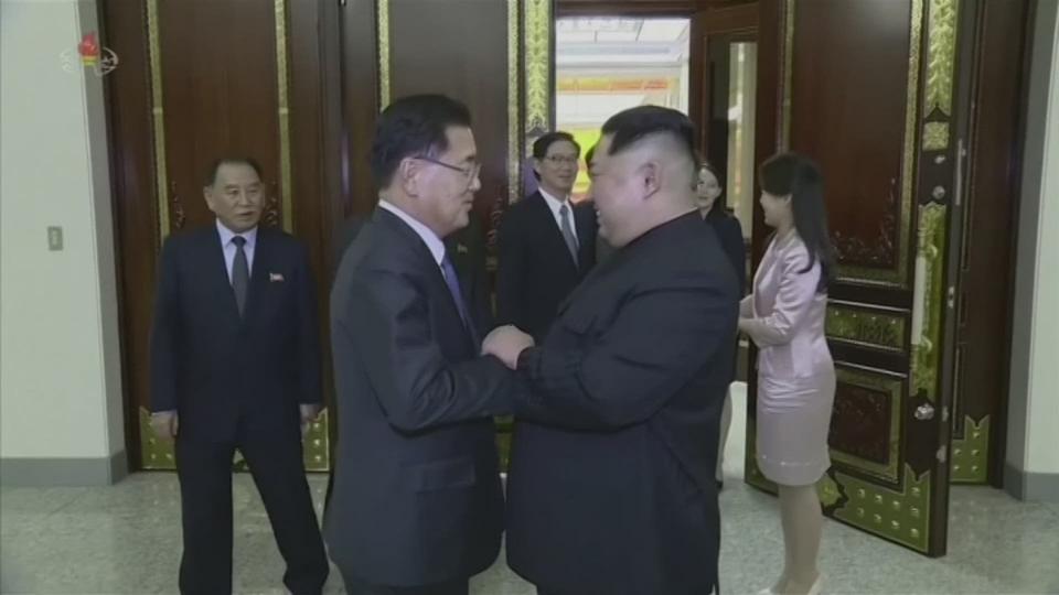 Kim Jong Un a accueilli une délégation officielle de Corée du Sud