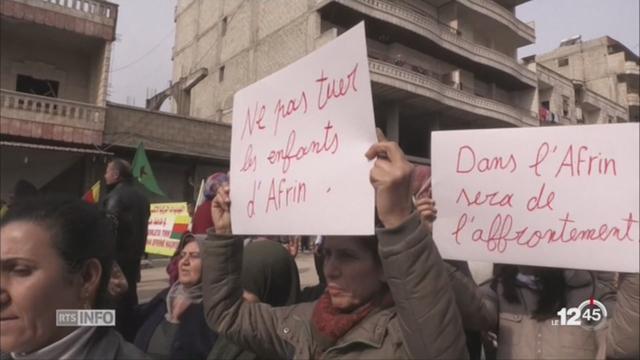 Syrie: des milliers de personnes ont manifesté à Afrine