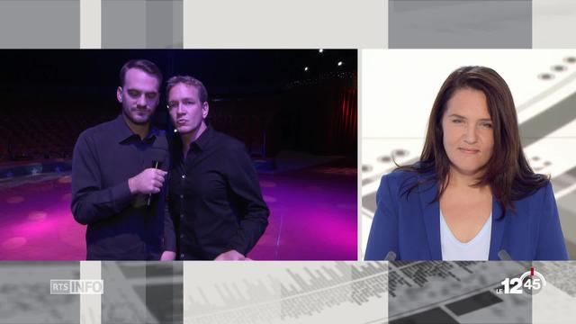 Vincent Kucholl et Vincent Veillon invités au Cirque Knie pour la tournée "Jubilé 2019".