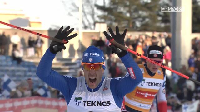 Lahti (FIN), sprint messieurs: Pellegrino (ITA) s.impose devant Retivykh (RUS) et Klaebo (NOR)