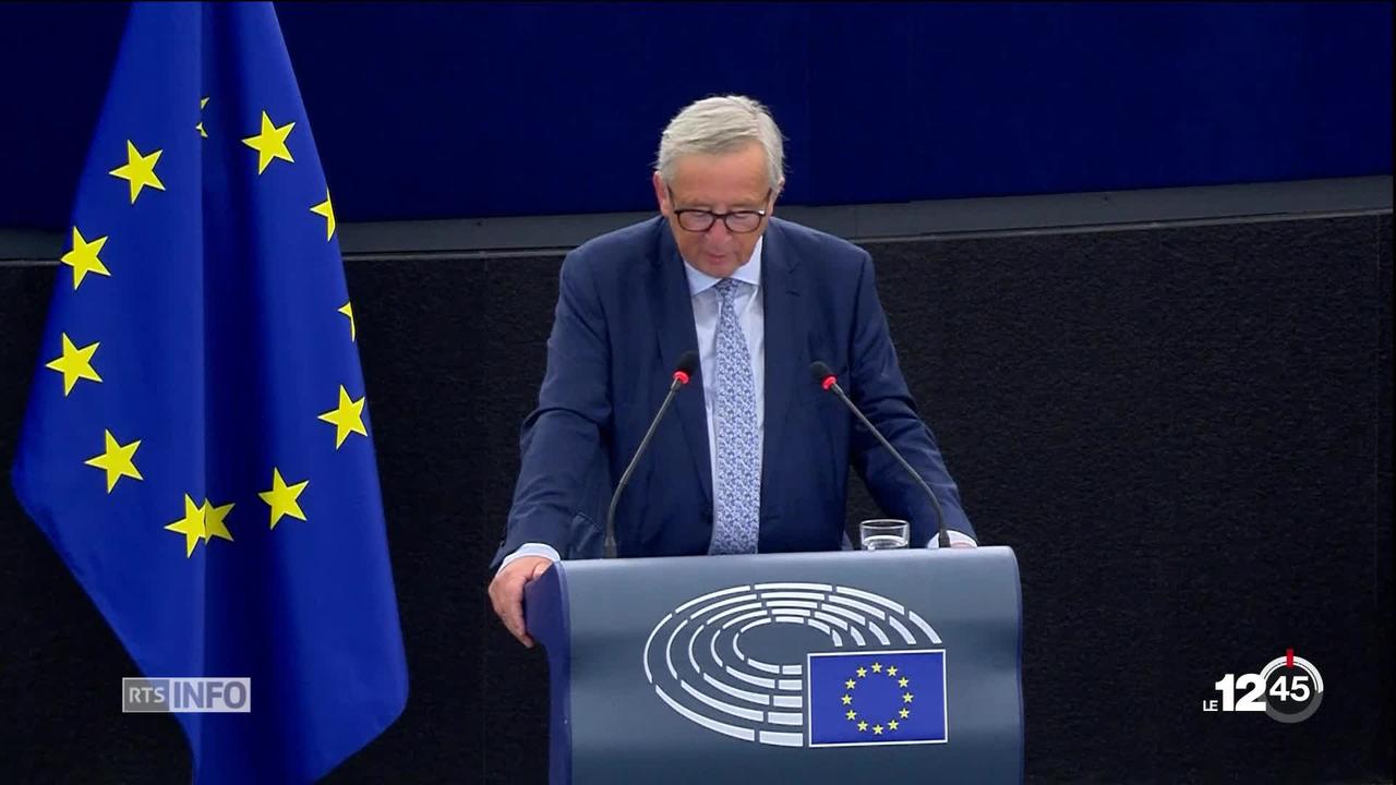 Vibrant plaidoyer de Jean-Claude Juncker pour une Europe plus forte dans son dernier discours sur l'Etat de l'Union.