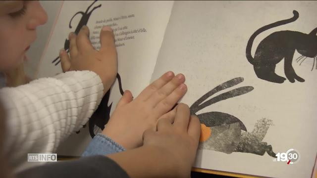 "Les yeux de Bianca" un livre en braille et un coffret de découverte pour la compréhension des enfants non-voyants.