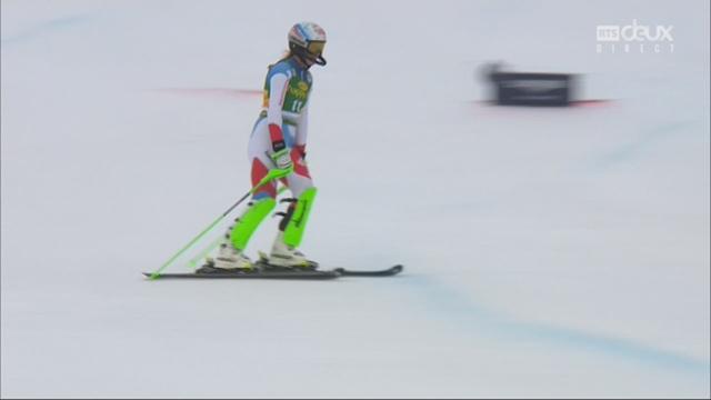 Kranjska Gora (SLO), slalom féminin, 2e manche: Denise Feierabend (SUI) part à la faut