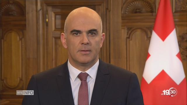 Alain Berset affirme sa confiance dans une Suisse sûre et stable