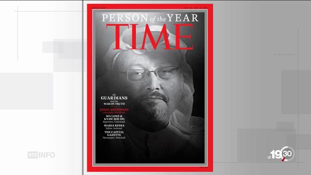 Chronique photo hebdomadaire: le journaliste Jamal Kashoggi est désigné personnalité de l'année par le magazine Time.
