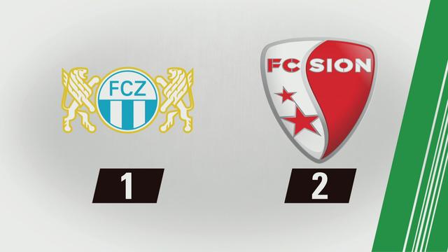 Super League, 14e journée: Zurich - Sion (1-2)