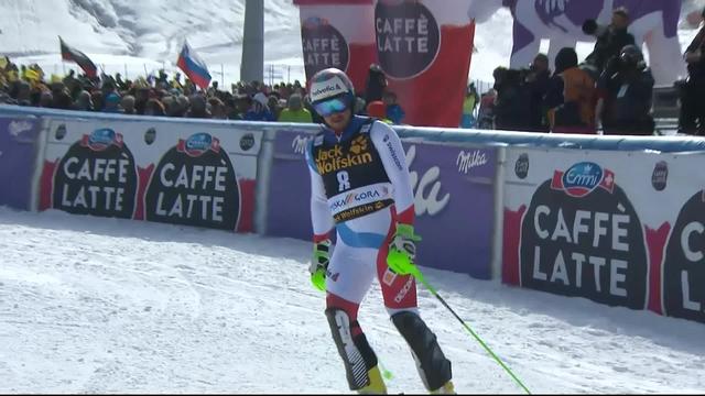 Kranjska Gora (SLO), slalom hommes, 2e manche: Luca Aerni (SUI)