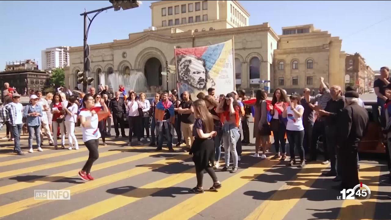 En Arménie, des manifestations pour dénoncer la non élection de Nikol Pachinian