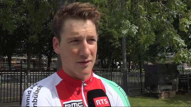 Cyclisme, contre-la-montre: Stefan Küng au micro de RTSsport