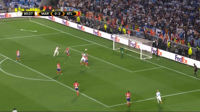 Finale, Marseille - Atlético Madrid 0-2: 81e Poteau de Mitroglou