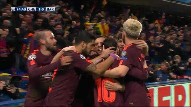 1-8e de finale, Chelsea - Barcelone (1-1): 75e Messi