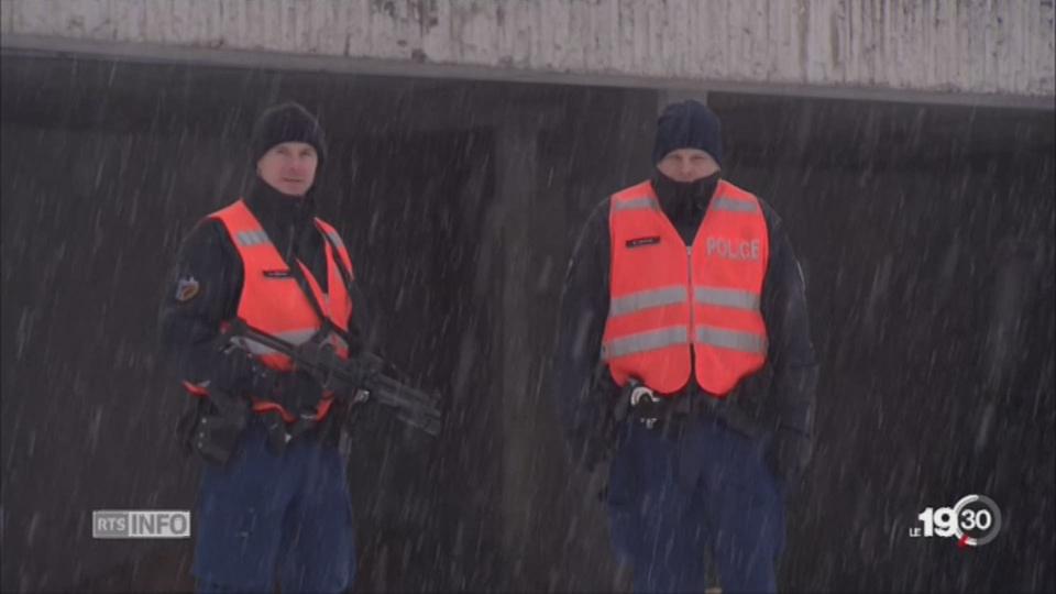 Sécurité au WEF: la neige s'en mêle