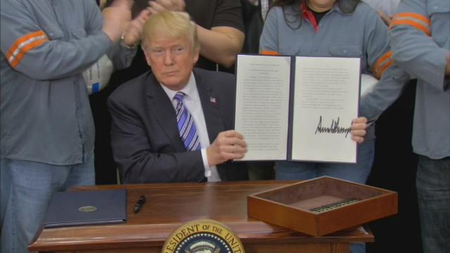 Trump confirme son offensive sur les importations d'acier et d'aluminium