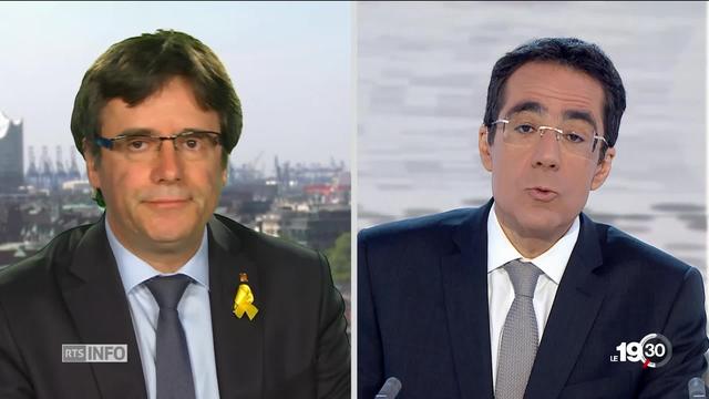 "S'il y a les conditions et possibilités légales d'être à nouveau nommé Président de la Catalogne, bien sûr que j'accepterai."