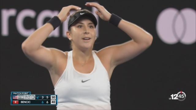 Tennis- Open d'Australie: Belinda Bencic réussit l'exploit contre Venus Williams