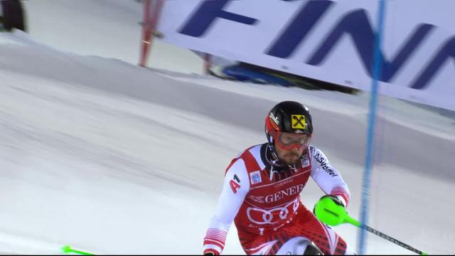 Levi (FIN), Slalom messieurs, 2e manche: Marcel Hirscher (AUT) s'impose