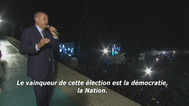 Erdogan célèbre sa victoire aux élections turques