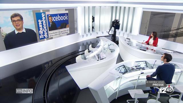 Le rendez-vous presse: scandale Facebook et protection des données