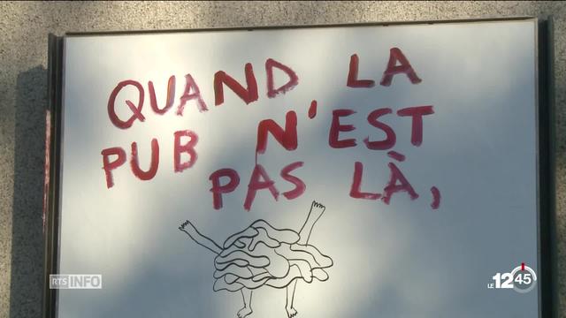 Première victoire pour l'initiative "Zéro pub" à Genève. La justice genevoise vient de statuer en faveur des initiants.