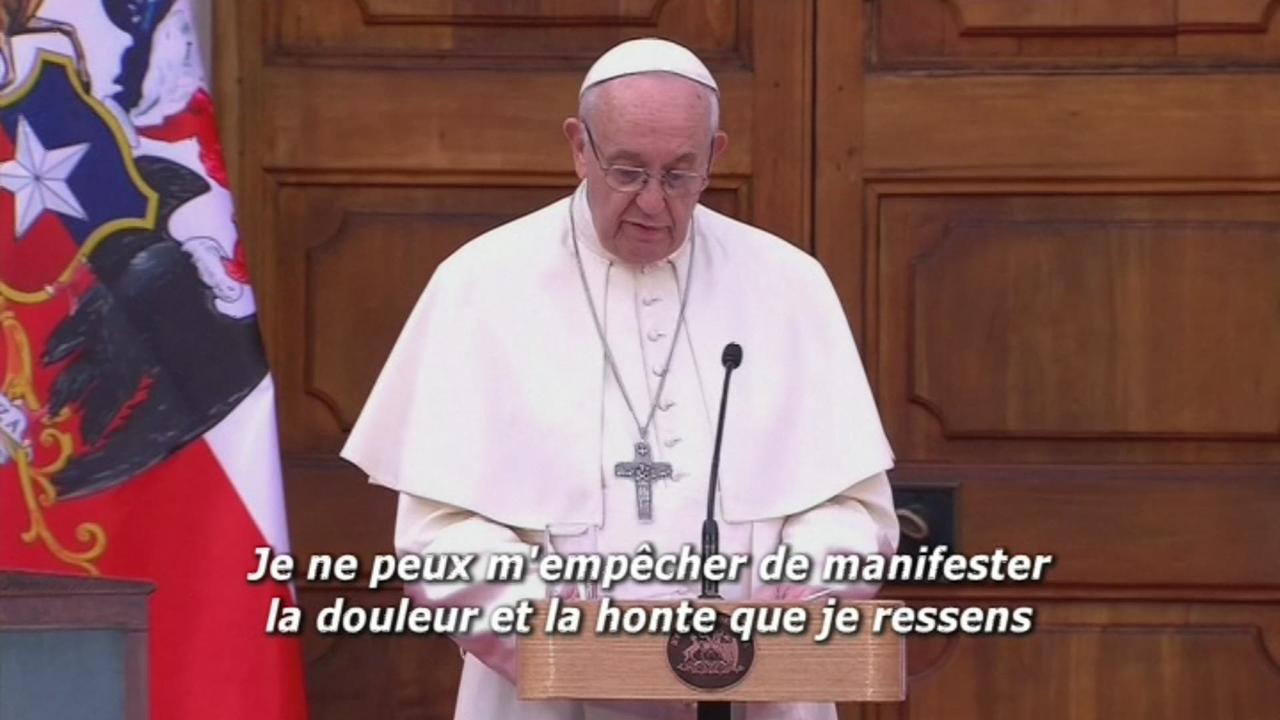 Le pape dit sa "honte" devant les fidèles chiliens