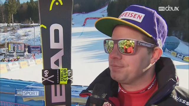 Ski alpin: Beat Feuz signe sa troisième victoire de la saison